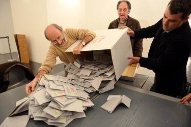 Genova - elezioni primarie del partito democratico - lo spoglio 
