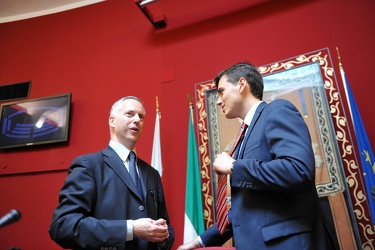 Genova - primo giorno di consiglio comunale con sindaco Marco Do