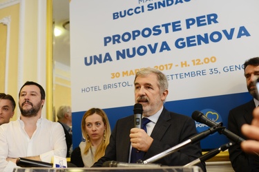 Genova, Hotel Bristol - candidatura di Marco Bucci