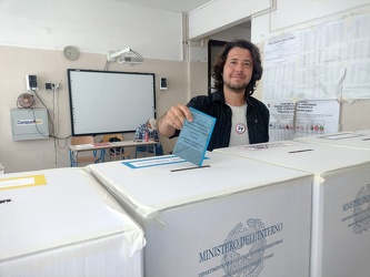 Genova, il giorno del voto - Candidato sindaco 3V Martino Manzan