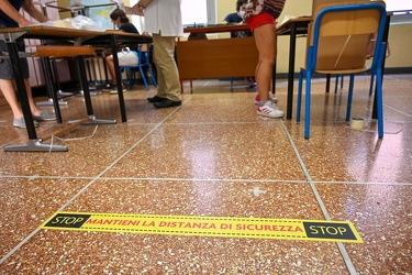 Genova, elezioni regionali e referendum 2020 - allestimento segg