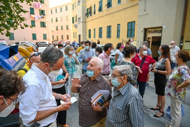 Genova campagna elettorale regionali 2020 - piazza adriatico - F