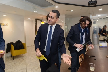 Genova - candidato Premier movimento 5 stelle Luigi Di Maio in v
