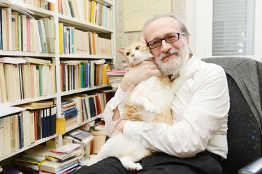Genova - professore Paolo Becchi, considerato ideologo del movim