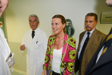 Genova - ospedale San Martino - visita ministro della Salute Bea