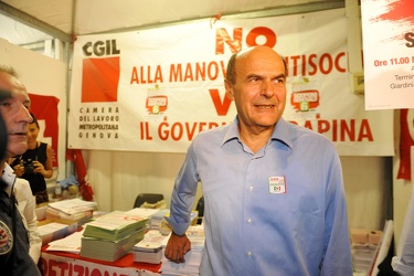 Genova - segretario Pierluigi Bersani - festa pd