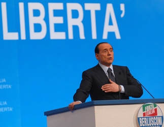 Silvio Berlusconi a Genova