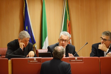 Genova - consiglio regionale nel giorno delle dimissioni di Mont