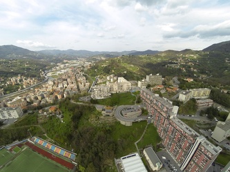 Genova - Begato - le periferie viste dall'alto con un drone