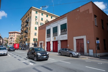 Genova, Bolzaneto - storica caserma vigili del fuoco, attigua al