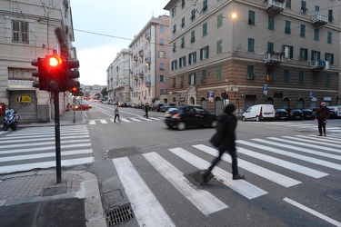 Genova, via Barabino - viabilit√†, traffico