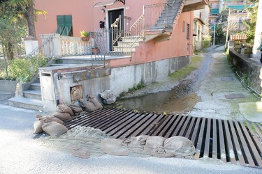 Genova, Molassana - la situazione presso il rio Ca' de Rissi
