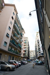 Genova, traversa di via Fillak - esplosi in aria una decina di c