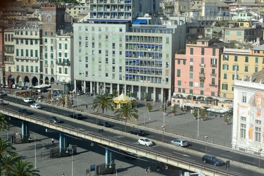 Genova, la zona di Piazza Caricamento