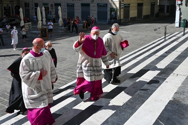 Genova, cattedrale San Lorenzo - ingresso nuovo vescovo metropol