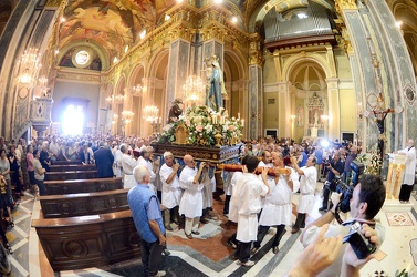 Genova - santuario madonna della guardia - anniversario apparizi