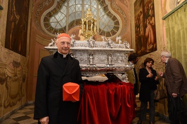 Genova - presentazione arca con cardinale Bagnasco