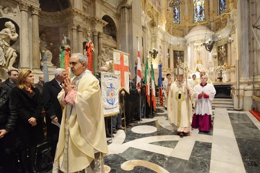 Genova - cattedrale San Lorenzo - messa lavoro Cardinale Angelo 