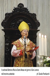 Genova - cardinale Tarcisio Bertone S Lorenzo