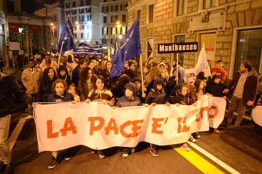 Genova - giornata memoria 3 novembre e marcia fino alla sinagoga