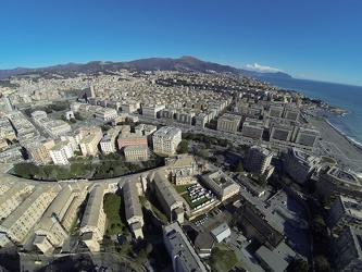 Genova - quartiere carignano - complesso ospedale galliera ripre