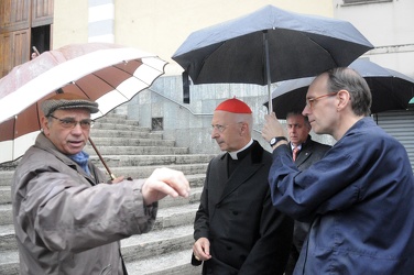 Genova - alluvione - cardinale Bagansc