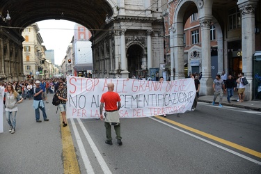 Genova - alluvione Ottobre 2014 - la manifestazione nei luoghi d