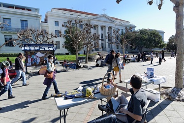 California - Berkeley, universit√† - la visita del sindaco di ge