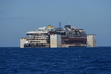Costa Concordia - primo giorno di navigazione verso Genova