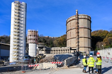 Genova - situazione avanzamento cantiere nuovo ponte ex morandi 