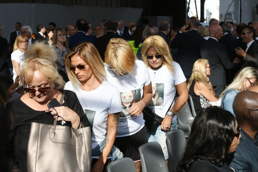 Genova - la cerimonia a un anno dalla tragedia del ponte Morandi