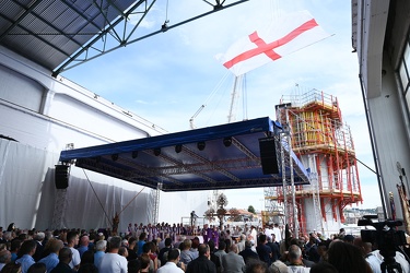 Genova - la cerimonia a un anno dalla tragedia del ponte Morandi