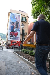 Genova, Certosa - i graffiti realizzati in ricordo della tragedi