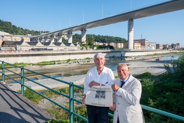 Genova, i primi a passare sul ponte Morandi post inaugurazione