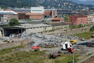 Genova - la situazione a una settimana dal crollo di Ponte Moran