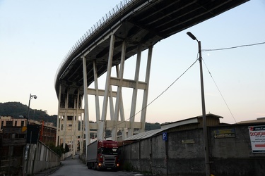 Genova - la situazione a una settimana dal crollo di Ponte Moran