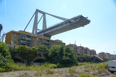 Genova - tre settimane dal crollo di Ponte Morandi