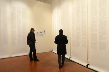 Genova, palazzo ducale - mostra dedicata alla tragedia di Ponte 