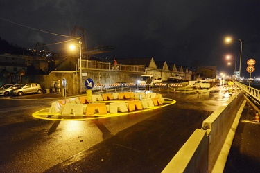 Genova - la situazione delle strade intorno all'area di Ponte Mo