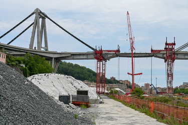 Genova, la situazione del Ponte Morandi a fine Maggio