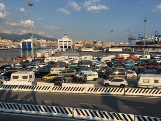 Genova - situazione traffico a quattro giorni dal crollo di Pont
