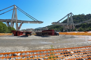 Genova - le ultime foto sotto il ponte Morand
