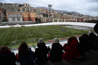 Genova, stadio carlini - impianto sportivo domenica, in corso ru