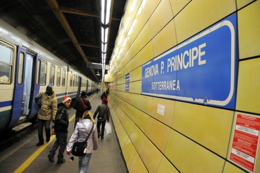 Genova - stazione Principe - problemi pendolari maltempo