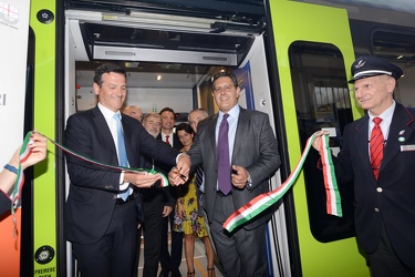 Genova - stazione Principe - presentato al binario 11 nuovo tren