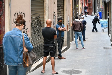 Genova - emergenza coronavirus - tema spesa sabato pomeriggio