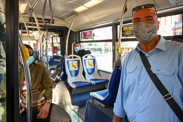 Genova - emergenza covid fase 2 - situazione autobus 