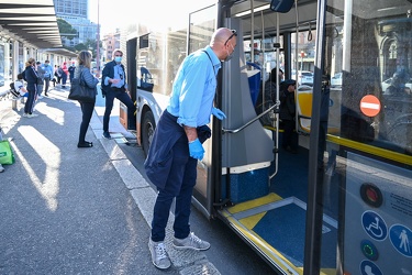 Genova - emergenza covid fase 2 - situazione autobus 