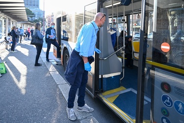 Genova - emergenza covid fase 2 - situazione autobus 