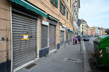 Genova, terzo giorno dopo stretta emergenza coronavirus